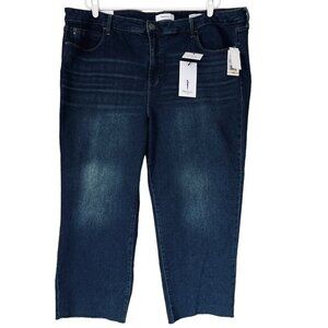 NWT Skinny Girl Jeans Women's Warren High Rise Straight‎ Ankle Stretch Jeans 24W